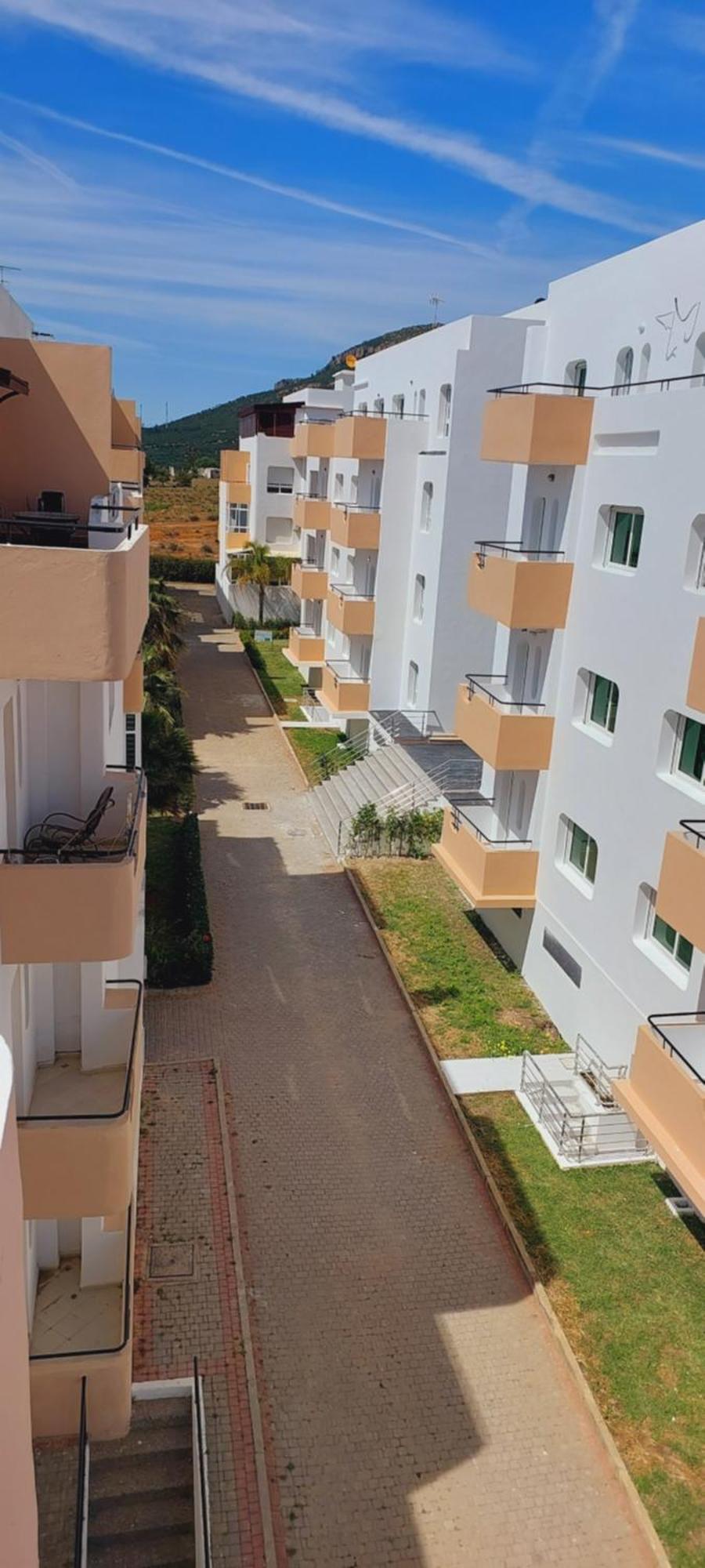 Appartement Avec Piscines, Vue Sur Mer Et Acces A La Plage A Achakar Hill, Tanger. Exterior foto